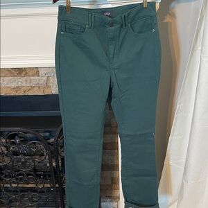 NYDJ Jeans in Deep Green- 12T - NWOT